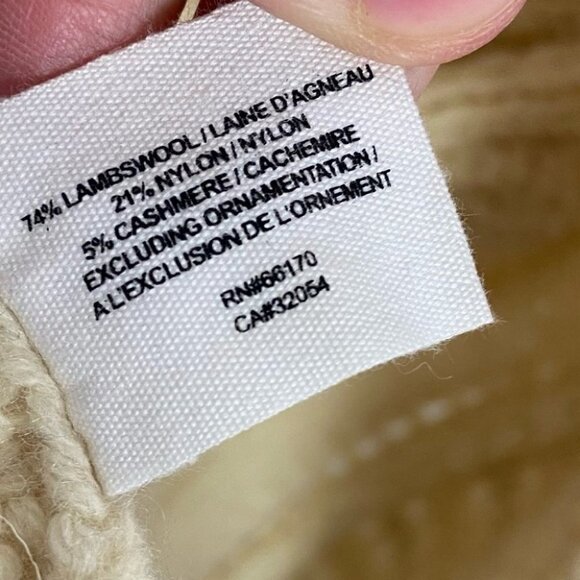 Anthropologie Cashmere Lambswool Short Sleeve Chunky Knit Cardigan Size Small S - Picture 7 of 14